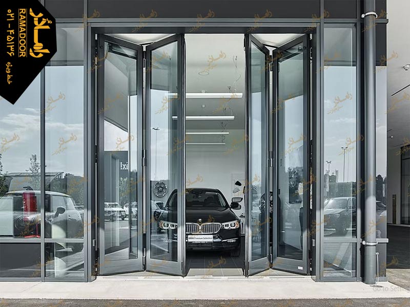 شیشه نمایشگاه اتومبیل | شیشه تاشو جمع شو تجاری شیشه نمایشگاه اتومبیل | شیشه تاشو جمع شو تجاری